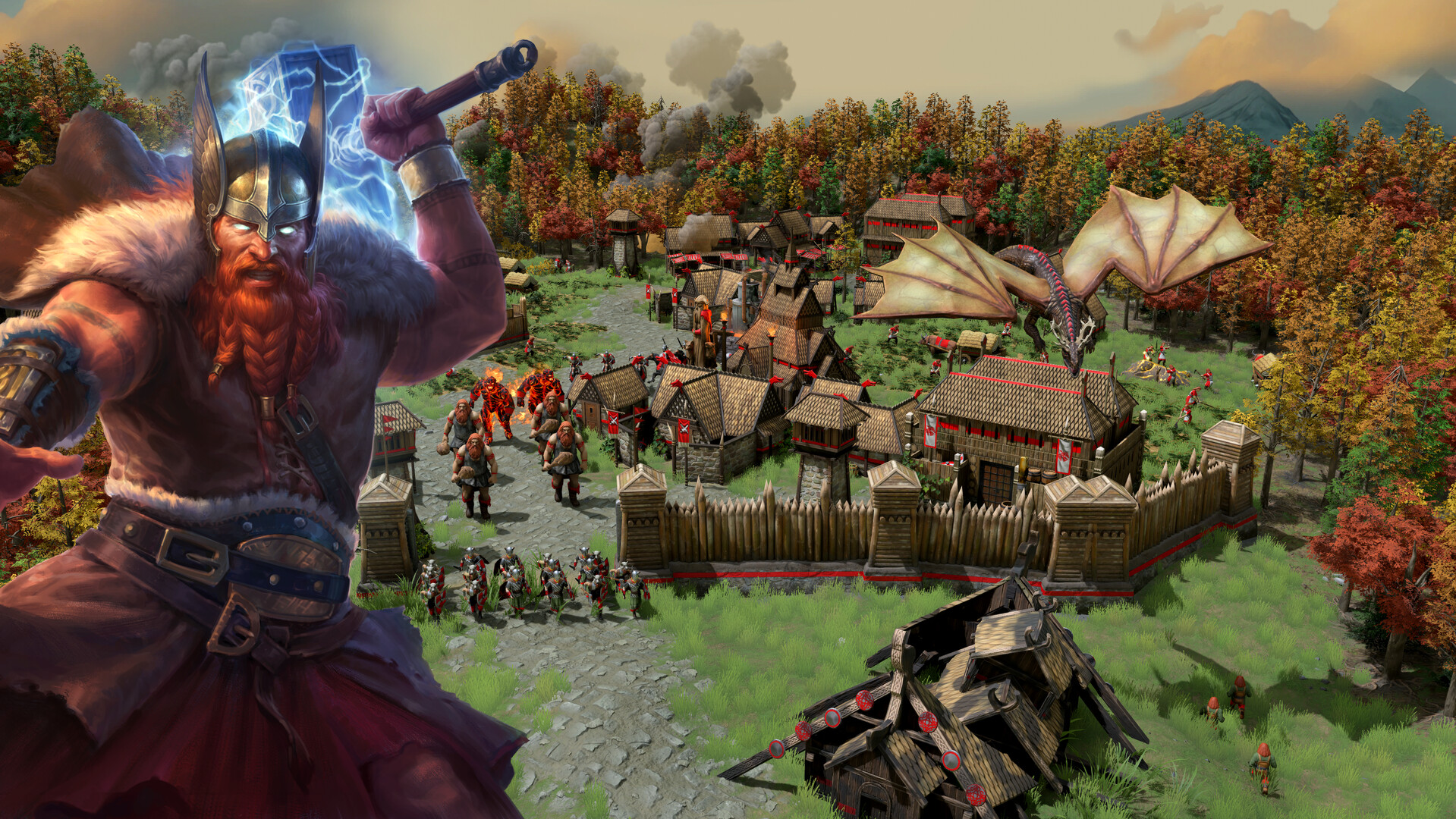 An image showing Thor in Age of Mythology: Retold.