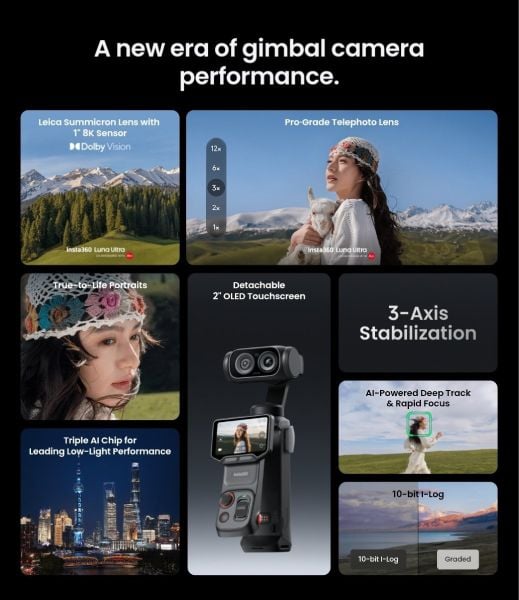 Insta360 Luna Ultra Specs