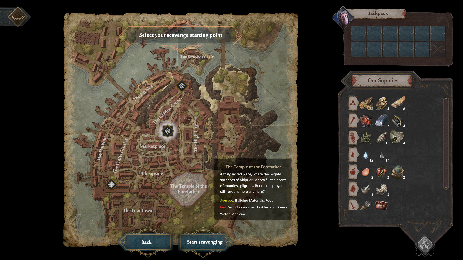 Pictured: A gameplay screenshot from Siege Survival: Gloria Victis.