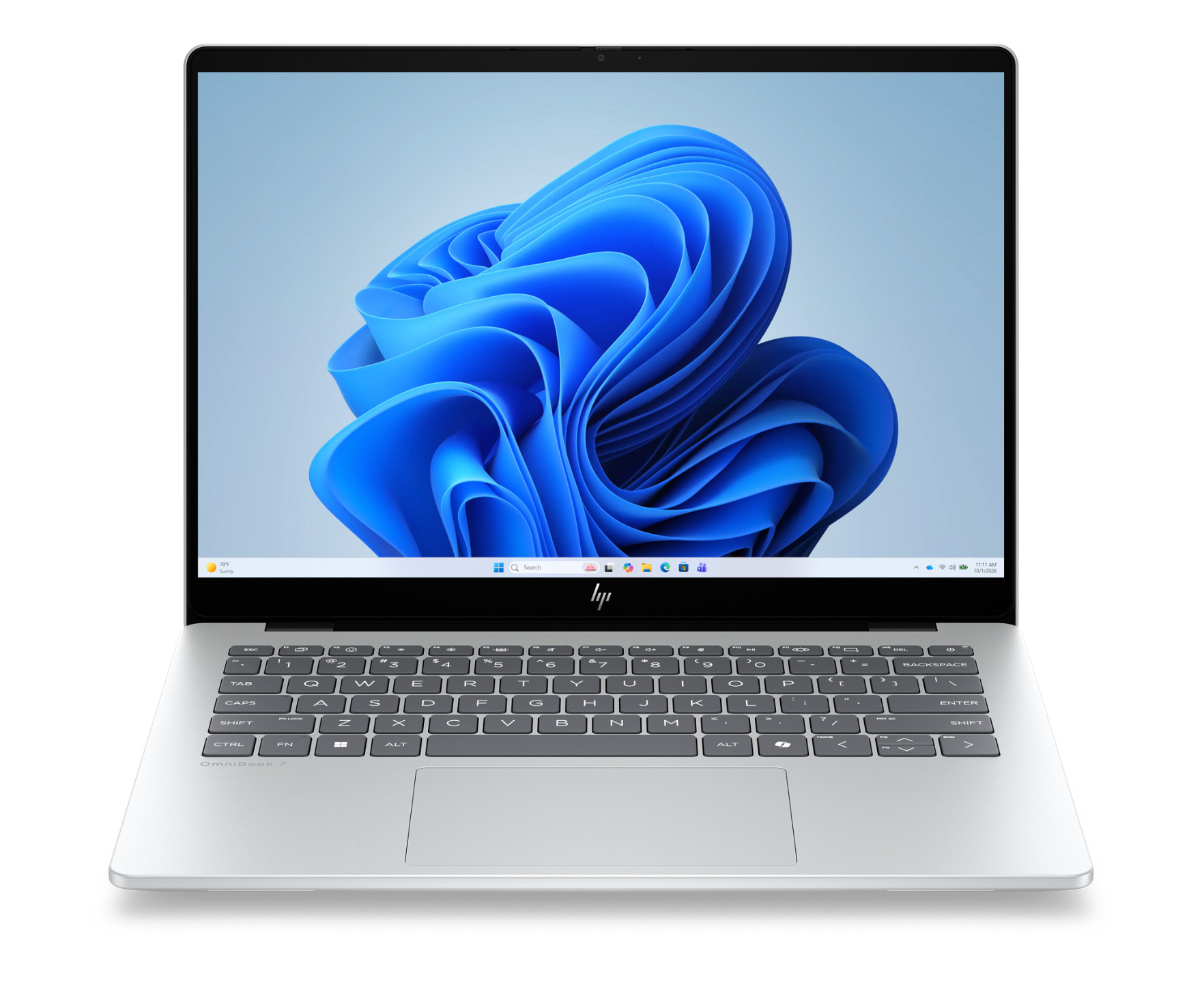 Tampilan layar OLED 120 Hz pada HP OmniBook 7 14 inci