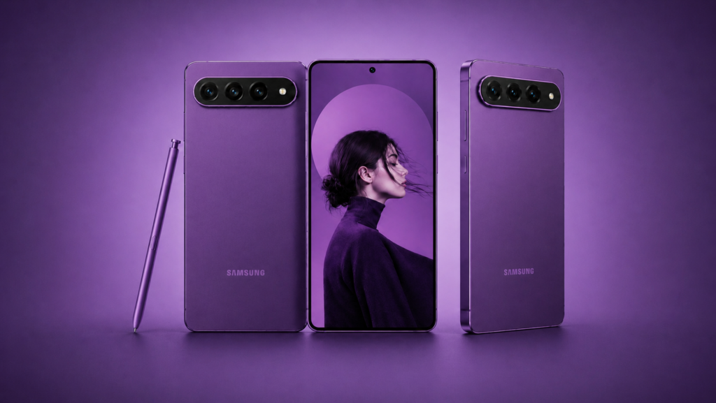 Render AI Galaxy S27 Ultra dengan desain futuristik