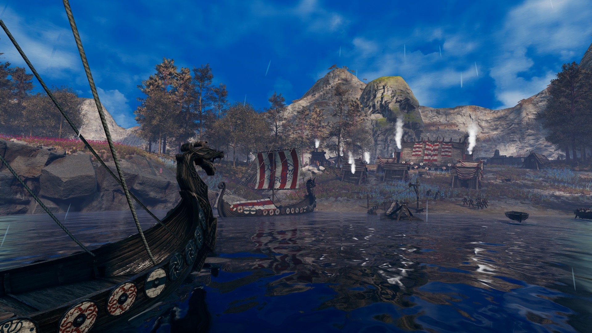 An image showing longships in Frozenheim.