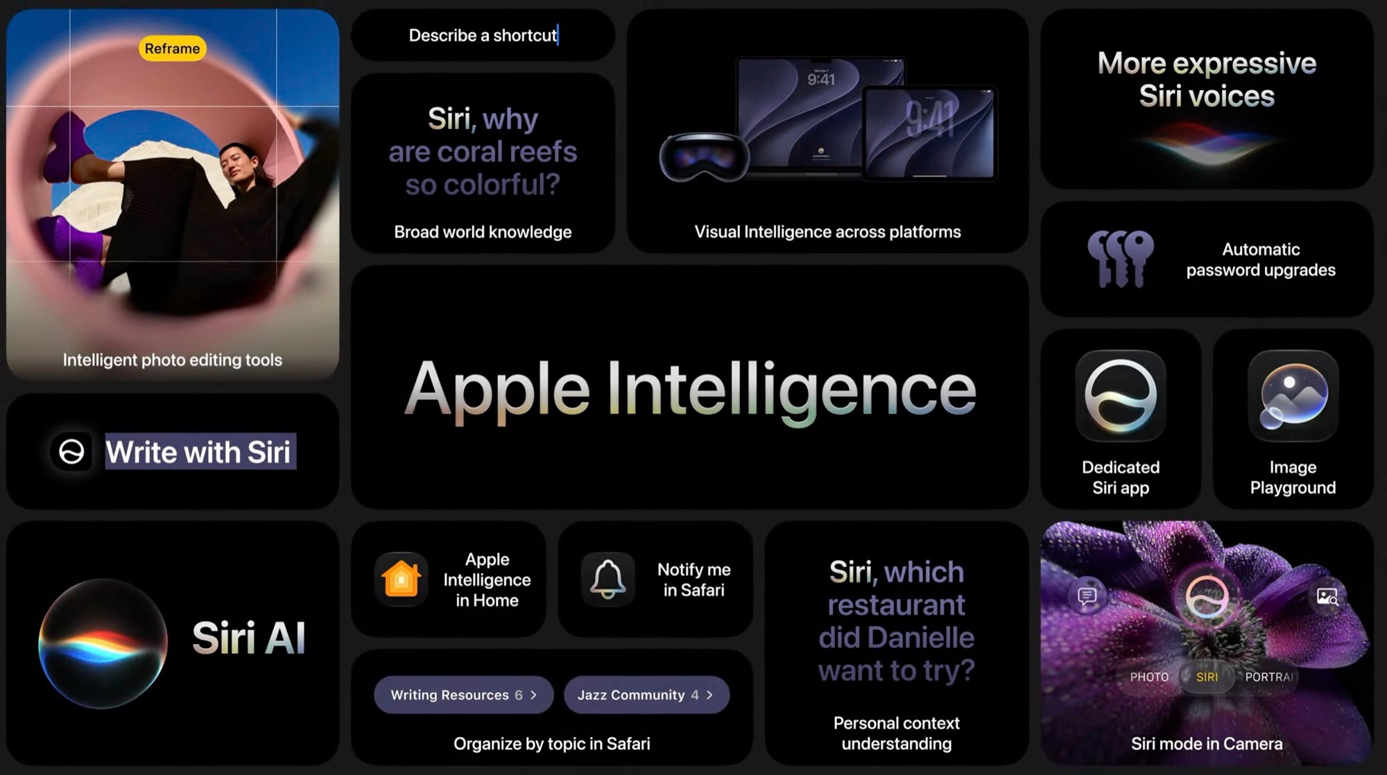 macOS 27 Golden Gate interface showcasing new AI features and design improvements