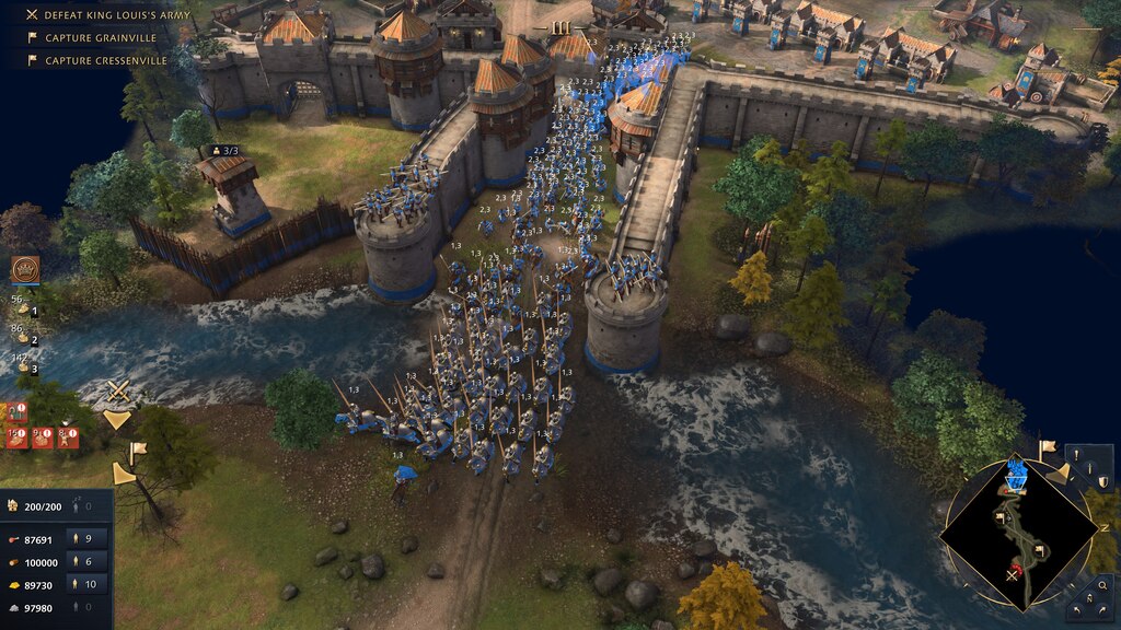A gameplay screenshot from Age of Empires IV: Anniversary Edition.
