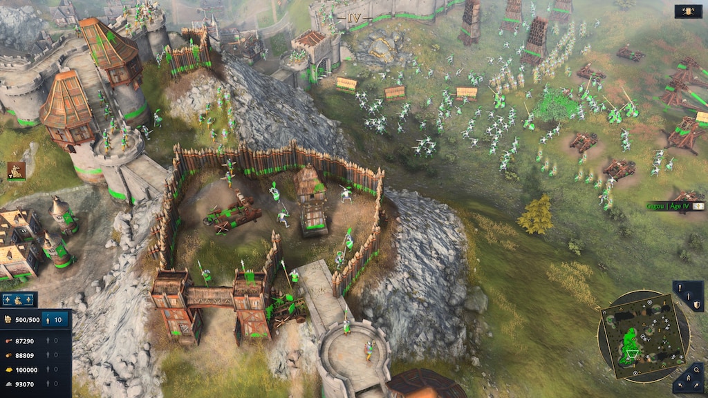 A gameplay screenshot from Age of Empires IV: Anniversary Edition.